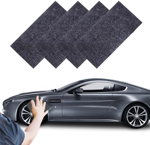 4 Stück Nano Sparkle Tuch, Magic Nano Sparkle Tuch für Auto Kratzer Entfernen Reparatur, 2024 Nano Sparkle Tuch Auto Kratzer, Auto Kratzer Entferner, für Reparatur von leichten Kratzfarben, Autoreinig