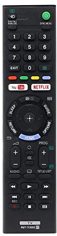 1 pc Télécommande RMT-TX300E Convient for Sony TV Smart Controller avec Youtube Netflix Bouton RMT-TX300P RMF-TX100