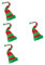 Warmhm 4 Stück Weihnachten langer Hut langer Elfenhut Weihnachtself Kostüm Weihnachtsmann-Mützen Urlaub Fotokabine Requisite Kidcore-Kleidung weihnachtsfeier hut Neuheit Weihnachtsmütze