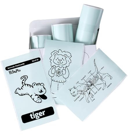 Memoking T02/Q02E/M02L/M02X Aufkleberpapier - Hellgrün Sticky T02 Mini Drucker Aufkleberpapier Nachfüllpackung, 50 mm x 3,5 m, 20 Jahre haltbar, für Tagebuch, Fotos, Studiennotizen, Notizen, 3 Rollen