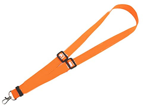 Qukaim Fernbedienung Hängeriemen Verstellbarer Lanyard Strap für JR Pro FPV Fernbedienung, 57cm lang, Orange, Fernbedienung Schultergurt, Hals Hängeriemen