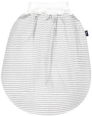 Alvi Schlupfmäxchen Thermo XL & Windel Blaubaer | Baby Schlafsack | Baby Strampelsack Winter | Pucksack Alvi 3-6 Monate | Schlafsack Baby 100% Baumwolle | Schlupfsack aus Baumwolle