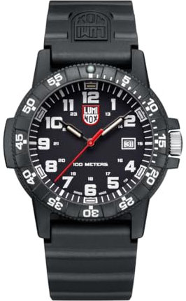 Luminox - Leatherback SEA Turtle Giant XS.ZC21 - Herrenuhr 44mm - Military Watch in Black Date Function - 100m Water Resistant - Herren Uhr - Hergestellt in der Schweiz