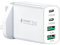 Ozzgen 40W USB C Plug, 4-Port Fast Charger Plug UK, Dual Port PD Power Adapter UK, USB C Plug Fast Charger for iPhone 16 15 14 13 12 11 Pro Max Plus XS XR SE, Samsung, iPad, AirPods