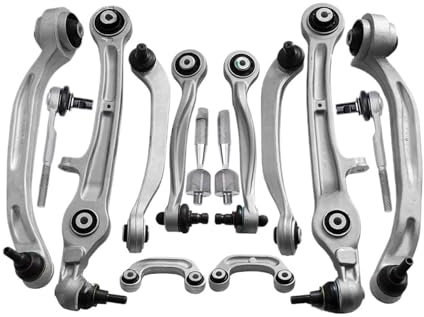 14 Stück kompatibel for Audi A6 4F0 4FH 4F5 A6L C6 kompatibel for VW Passat 3B 3B2 3B5 3BG Autoteile Auto Vorderradaufhängung Querlenker Kit 8E0407505