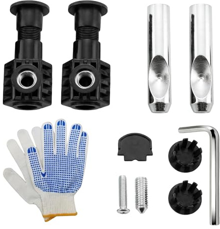 SHIQUAN Kit de Fixation Universel pour Toilettes Suspendues, Gants Inclus | Fixation wc Suspendu, Accessoires pour L'installation de WC, Adaptés aux Toilettes Suspendues