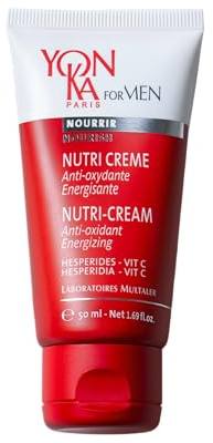 Yonka Für Männer Nutri Creme 40 ml - Multi-vitamin belebende feuchtigkeitscreme für das gesicht - schnell einziehend und ohne fettigen effekt - Natürliche formel mit olivenöl und vitaminen