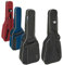 GEWA Gitarren Gig Bag Economy 12mm für Konzertgitarre 1/4 - 1/8 schwarz (reißfest und wassergeschützt, 12mm Polsterung, Luxus Rucksackgurte, großes Zubehörfach) 212130