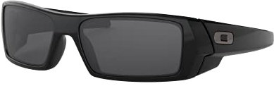 Oakley Herren Gascan W Sonnenbrille, Schwarz (Polished Black), 60