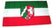 Fahne Stockflagge Nordrhein-Westfalen NRW 30 x 45 cm