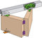 HENDERSON Husky Folding Track Sliding Door Gear - 1200mm