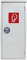 Stahlblechschutzschrank Aufputz für 6/9/12 kg Feuerlöscher