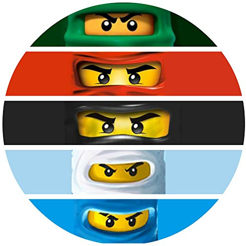 Tortenaufleger Tortenfoto Aufleger Foto Bild kompatibel mit Ninjago (4) rund ca. 20 cm *NEU*OVP*