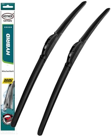 Fits: Seat Ibiza 2008-2016 Heyner Hybrid Windscreen Wiper Blades Front 2416 HH2416TL