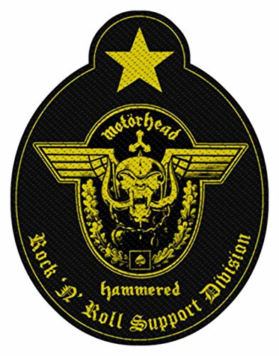 Motörhead - Support Division Aufnäher/Patch | Badge Flicken Rocker Kutte Biker-Weste Lemmy Kilmister