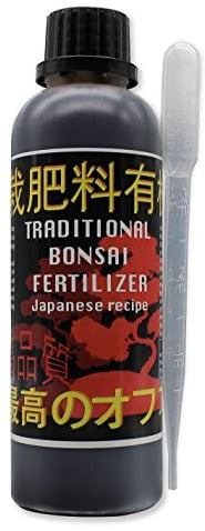 R&R SHOP Traditioneller japanischer Bonsai-Dünger – Flüssigdünger für Bonsai mit Tropfer, 3 ml – 250 ml