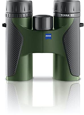Zeiss Terra ED 8x32 Fernglas schwarz/grün – robust, leicht und kompakt – Erhalten Sie gestochen scharfe Bilder, egal bei welchem Wetter