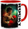 OM3® Rocky Balboa Tasse Boxing 70s 80s Kult Film | Keramik Becher | 11oz 325ml | Beidseitig Bedruckt | Rot