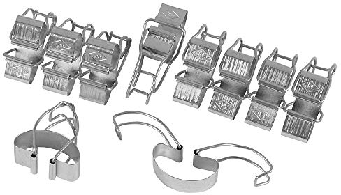 Westmark 10 Universalbügel zum Verschließen von Einmachgläsern, Stahl, Silber, 40502251