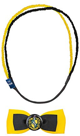 Cinereplicas Harry Potter - Haarschmuck Trendy Hufflepuff - 2er-Set - Offizielle Lizenz