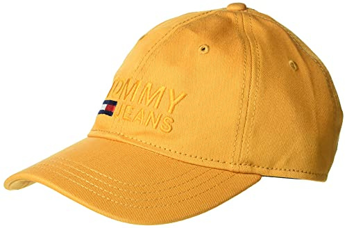 Tommy Hilfiger Herren Tommy Jeans Baseball Cap, Golder Rod, Einheitsgröße