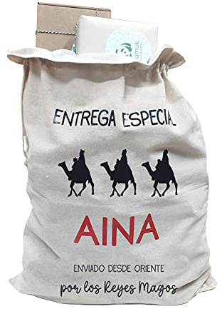 Saco Reyes Magos Personalizado con Nombre | Regalos Navidad Personalizados | Reyes Magos | Regalo Navidad | Lulamuk