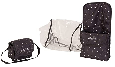 Daisy Chain Zipp-Puppenbuggy – Zubehörpaket (Limited Edition Twilight)