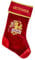 Merchoid Harry Potter: Gryffindor Weihnachtsstrumpf – großes Hogwarts Haus Weihnachtsstrumpf-Dekoration / Weihnachtsschmuck / Geschenkbeutel