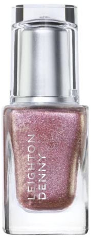 LEIGHTON DENNY Nail Polish - Spread The Sparkle - High Performance Nail Varnish - Vegan - 12ml, Pink Glitter