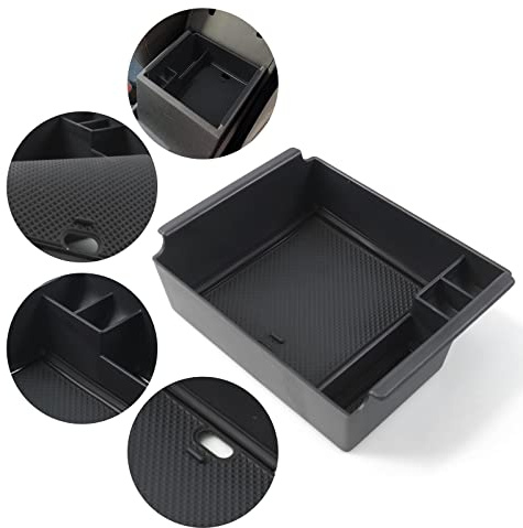 YEE PIN Kompatibel mit Kia Sportage NQ5 2022+ (für Handbuch), Aufbewahrungsbox Mittelkonsole Organizer Tray für Armlehne Organizer Handschuhfach Mit Rutschfestermatte