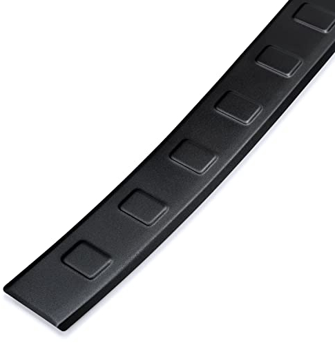 tuning-art L467 Edelstahl Ladekantenschutz passend für VW Touran 2 5T 2015- Pulverbeschichtet, Farbe:Schwarz Pulverbeschichtet