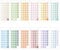 Fopytu Datum Aufkleber 1 Set/12 -Blatt -Kalender -Labels 365 Tage Journal Notebook Scrapbooking Stationery Agenda Planer