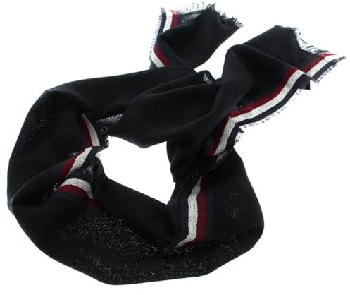 Tommy Hilfiger TH Corporate Scarf AM0AM12060 Écharpes, Noir (Black), OS Homme