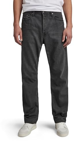 G-STAR Herren Dakota Regular Straight Jeans Grau (Faded Black Ink D23691-D182-D358) 33W / 32L