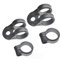 4 x Universal-Haken für Rasentrimmer, Freischneider, Schwarz, für 26 mm Schaft
