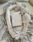 WAFFELPIQUE Grau/Mini PUNKTE Bio-Baumwolle Babynest Neugeborene Baby Unterlage Reisebett Nestchen SOLO/o. in PREMIUM Ausstattung SETS (Nestchen + DECKE (80x100cm) + MATRATZE + 2xKissen)