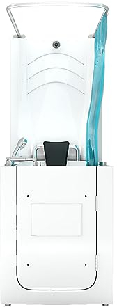 AcquaVapore Seniorendusche und Sitzwanne Kombination Whirlpool mit Tür S10D-WP 80x90x215cm