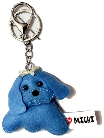 MICHI Blauer Malteser Schlüsselanhänger - Blauer Malteser Schlüsselanhänger