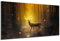 DARO Design - Wand-Bild auf 6mm HDF 30x40 cm Mystischer Hirsch - Wand-Deko Bilder Geschenk