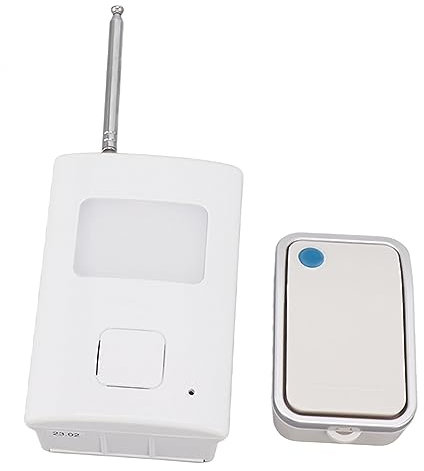 Campanello Senza Fili, di Allarme a un Pulsante, Luce LED Flash per la Casa