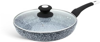 Edenberg Stonetec Line - 20cm antihaftbeschichtete Bratpfanne - alle Herdarten, einschließlich Induktion - mit Wärmeverteilung, Omelettpfanne EB9164
