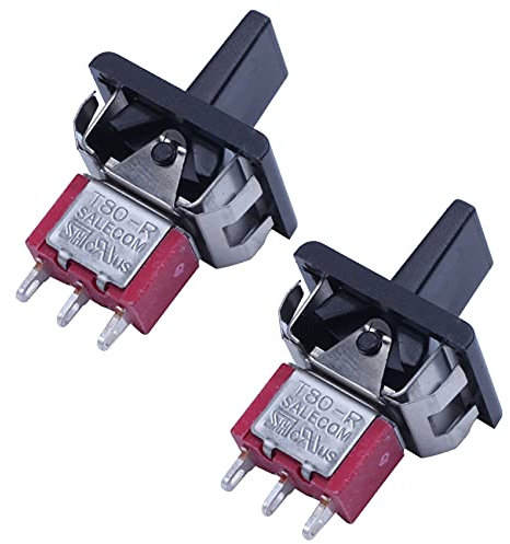 2X AC 250V / 3A 125V / 5A SPDT Momentané 3 Positions Interrupteur à Bascule T80-R
