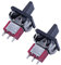 2X AC 250V / 3A 125V / 5A SPDT Momentané 3 Positions Interrupteur à Bascule T80-R