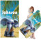 Goplnma Personalisiert Elefant Strandtuch Mit Namen, Cartoon 3D Elefanten Handtuch mit Namen Badetuch, Mikrofaser Strandtuch Groß 90x180cm Badetuch Handtuch für Strand (100 x 200 cm,1)