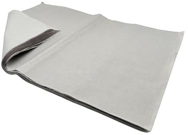 Packseide 50x75 cm Hellgrau Top Qualität 30 g/m² Seidenpapier Verpackungsmaterial Packpapier Ideal für Umzug, Versand, Verpackung (2)