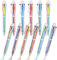 Jinsion 12er Pack Mehrfarbige 6in1 Stifte, 0.7 mm, 6 Farben für Büro, Schule, Studenten & Kinder - Geschenk