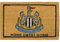Newcastle United FC Coir Doormat 60 x 40 cm, Black, Club Crest, 'Home Sweet Home' Text