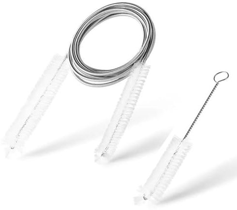 XPEX 2 Stück Cpap Reiniger Schlauchbürste, Cpap Schlauchreinigungsbürste,200CM Rohrbürste Für Cpap Gerät Cpap Schläuche-Tube,Cpap Zubehör Diameter 15Mm And 19Mm(Universelle Größe)