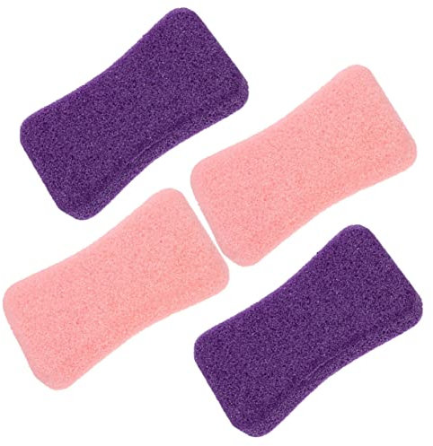 Healvian 4pièces Lot De Brosses à Pédicure Pour Éliminer Les Peaux Mortes Et Callosités Outils De Soin De Portables