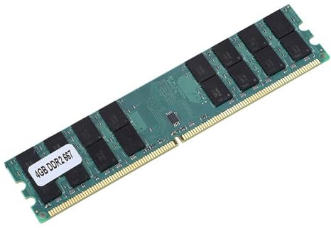 ZJchao Memoria DDR2 per Computer Desktop, Memoria DDR2 RAM da 8 GB 667 MHz con Trasmissione Senza Perdita con Modulo di Memoria DDR2 4 GB di RAM di Grande capacità DDR2 4 GB per